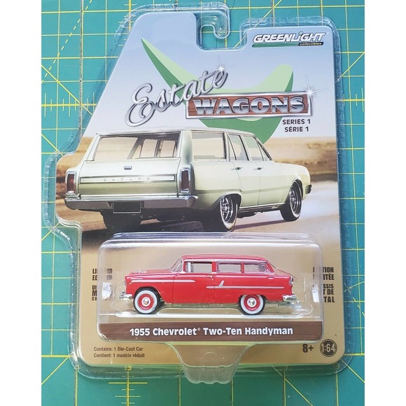 Greenlight 1955 Chevrolet Two-Ten Handyman 1/64 Estate Wagons Series 1 - Picture 1 of 1